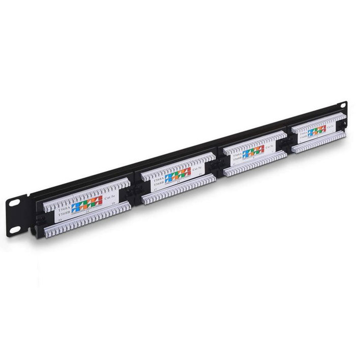 Aisens Patch Panel A141-0307 24 Puertos Cat.5e 1U